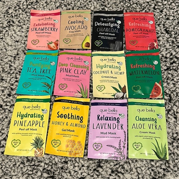 Que Bella Skincare Que Bella Face Masks Poshmark
